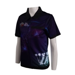 T907 Design Sublimation Polo Shirt Open Chest Zipper Style THR Parts Factory HK Sublimation Manufacturer T907 Design Sublimation Polo Shirt Open Chest Zipper Style THR Parts Factory HK Sublimation Manufacturer